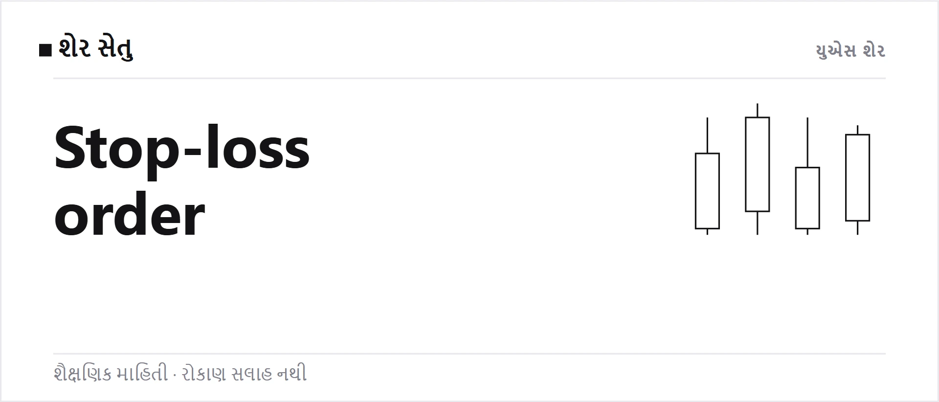Stop-loss order: યુએસ શેરમાં stop અને stop-limit ક્યારે કામ કરે, ક્યારે નહીં