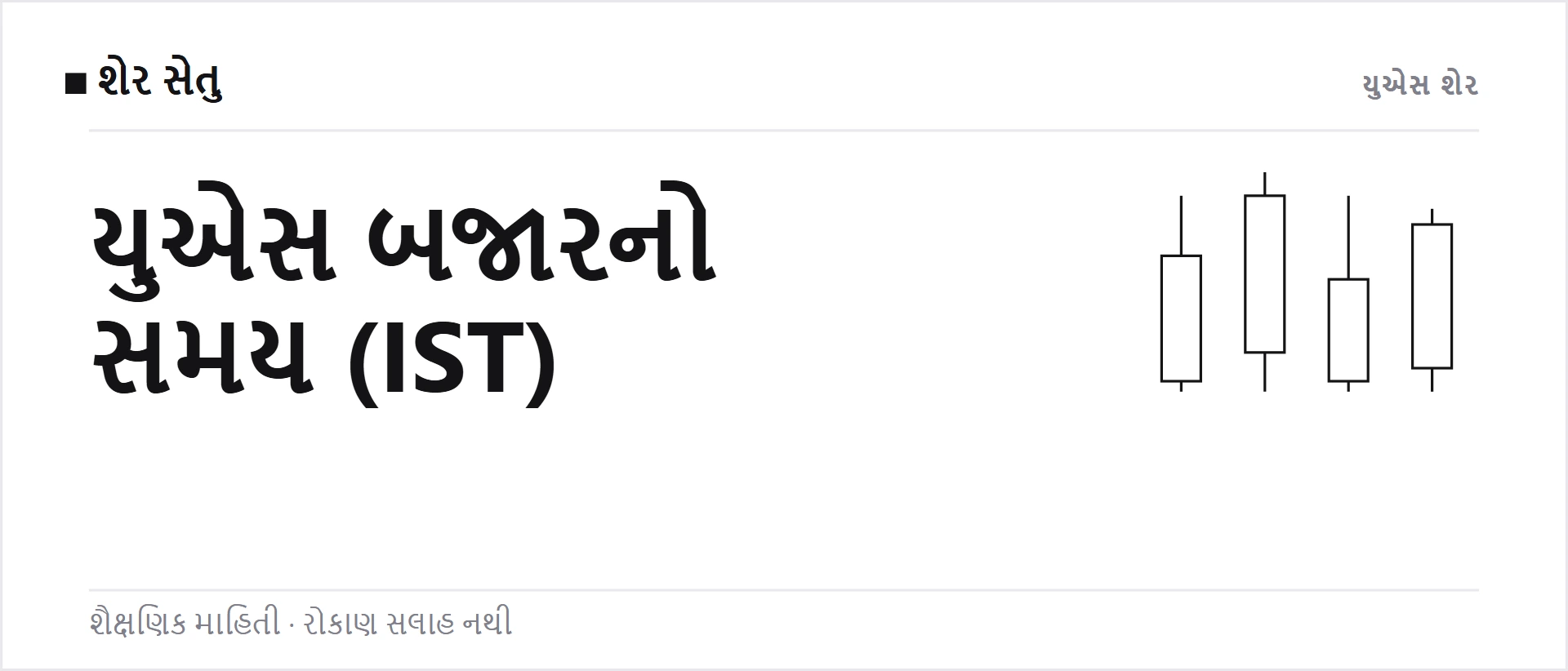 ભારતમાં યુએસ બજારનો સમય: IST મુજબ ખુલવાનો સમય, DST અને 2026ની રજાઓ