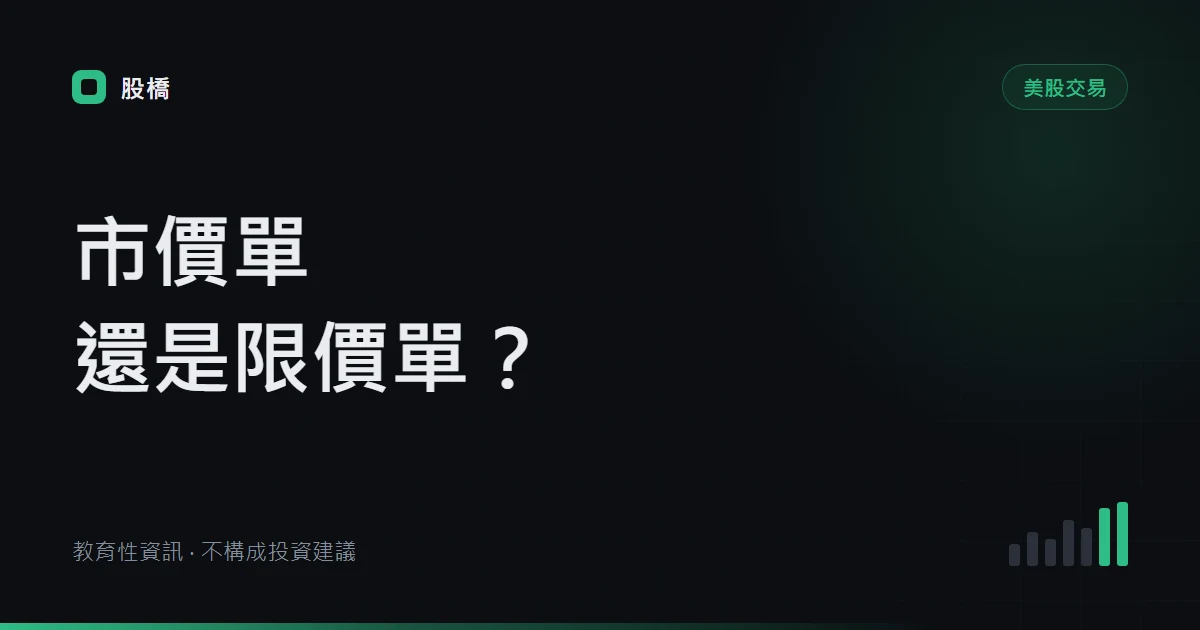 市價單與限價單差別：Binance Stocks 盤後交易、滑價與部分成交